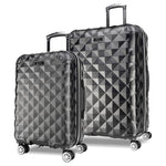 2-Piece Kenneth Cole Reaction Diamond Hardside Wheel Spinner Luggage