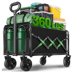 360lbs Folding Wagon Cart with All Terrain Wheels