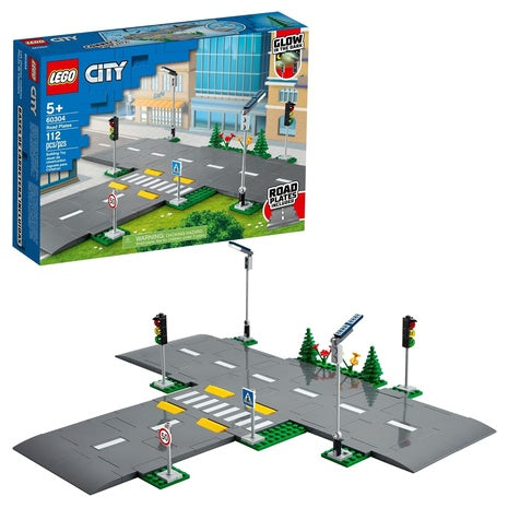 LEGO City Road Plates Building Toy Set