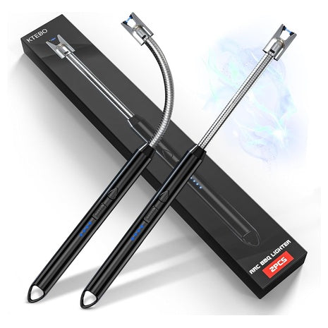 2-Pack Flameless Windproof Electric Lighters
