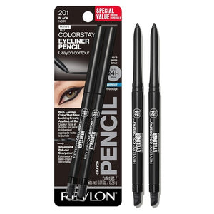 2 Revlon ColorStay Pencil Waterproof Eyeliner