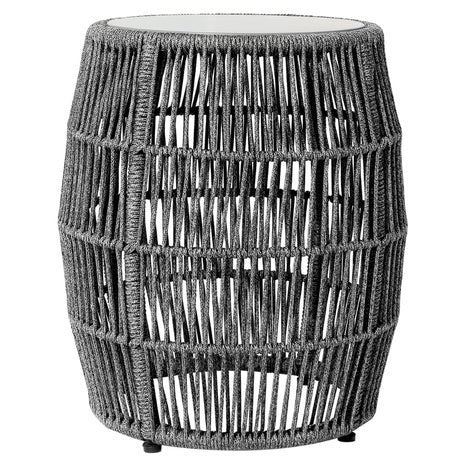 Armen Living Emory Garden Stool