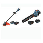 Senix 60V Cordless 16" String Trimmer + Handheld Leaf Blower Kit