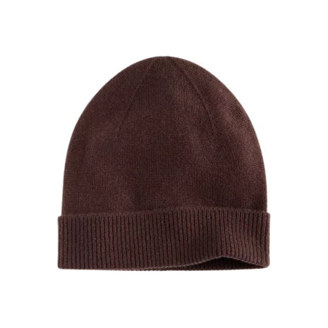 100% Cashmere Cuffed Beanie