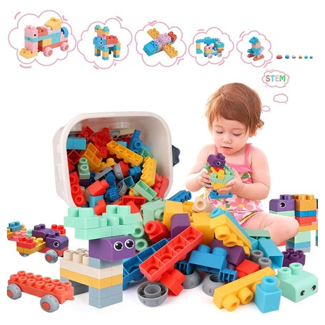 78 Stem Soft Building Blocks Set