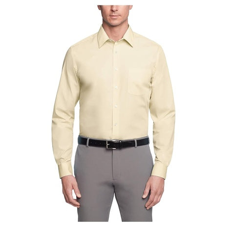 Van Heusen Men's Regular Fit Poplin Dress Shirt