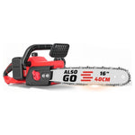 ALSO GO 16'' Cordless 42V Brushless Electric Chainsaw W/ 2 X 3.0Ah Batteries