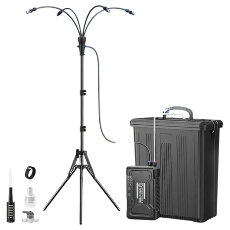 SprzAir Portable 4 Gallon Misting System With 33ft Hose
