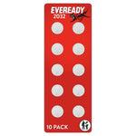 10-Count Eveready CR2032 Lithium 3V Coin Battery