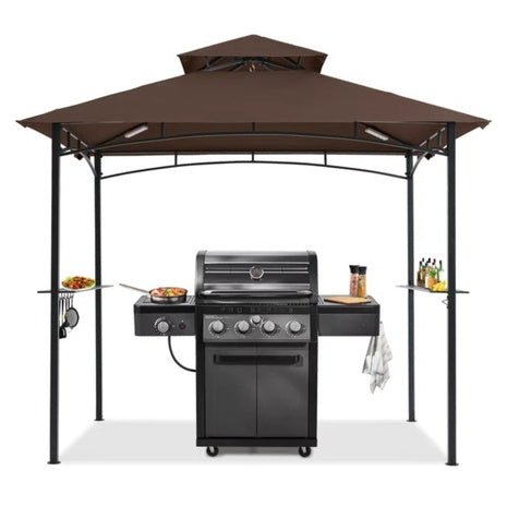MasterCanopy 8 Ft. W X 5 Ft. D Steel Grill Gazebo