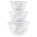 6-Piece Melamine Serving Bowl Set w/ Lids