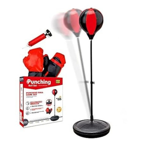 3-12 Adjustable Boxing Punching Bag With Gloves Set