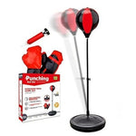3-12 Adjustable Boxing Punching Bag With Gloves Set