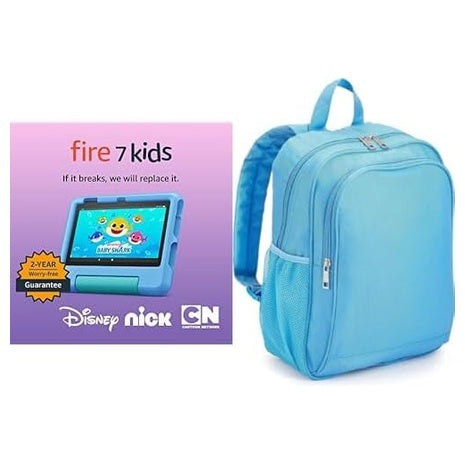 Fire 7 Kids Tablet With Backpack Bundle