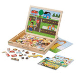 Melissa & Doug Wooden Magnetic Matching Picture Game