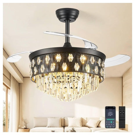 42'' Fandelier Ceiling Fan with Light