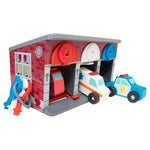 Melissa & Doug Toy Keys and Cars Wooden Rescue Vehicles and Garage