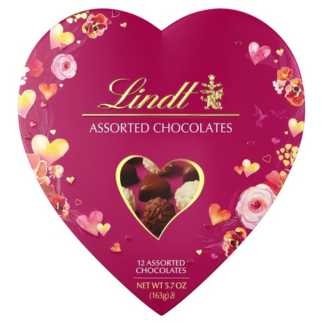 Lindt Gourmet Heart Chocolate Truffles (Kof-K Dairy)