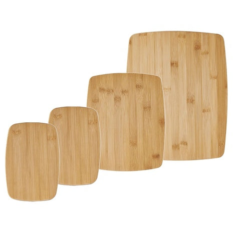 Farberware 4 Piece Reversible Bamboo Cutting Board Set
