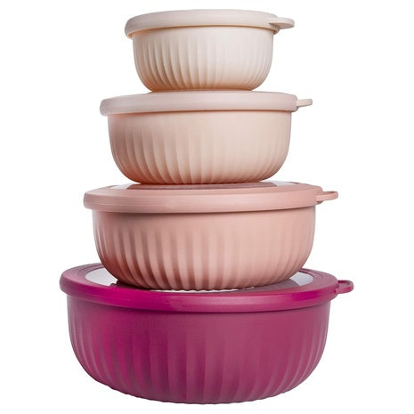 4 Cook With Color Prep Bowls With Lids