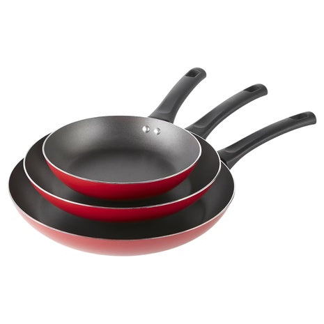 3-Piece Cooks Aluminum Non-Stick Frying Pan