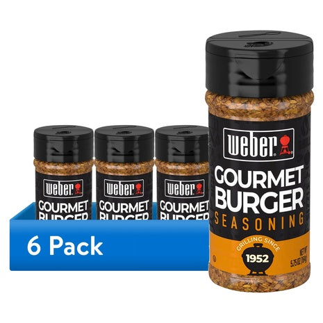 6-Pack Weber Gourmet Burger Seasoning (5.75oz)