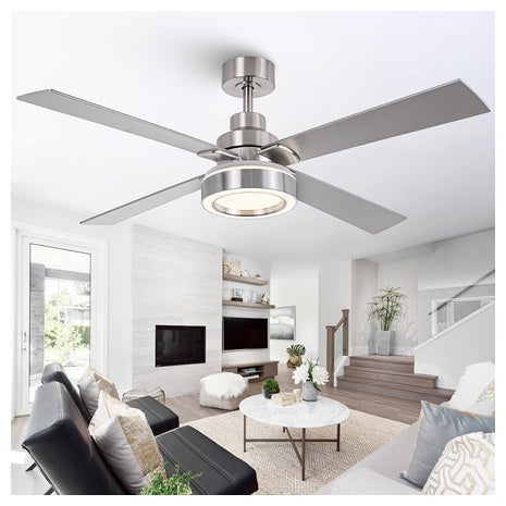 52″ Ceiling Fan with Lights & Remote