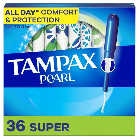 36 Tampax Pearl Super Absorbency Tampons