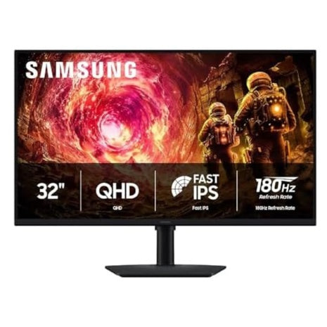 32" Samsung Odyssey G5 G50F WQHD 180Hz 1ms HDR IPS Freesync And G-SYNC Compatible Gaming Monitor