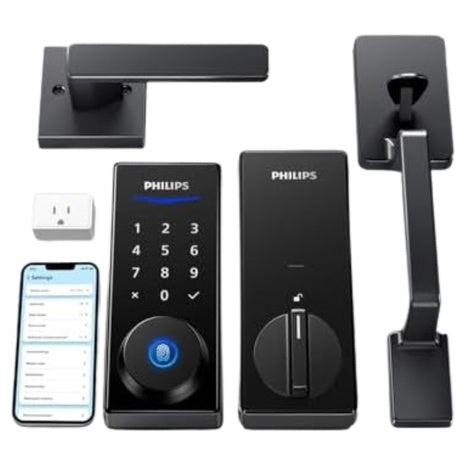 Philips Wi-Fi Keyless Entry Keypad Door Smart Lock With Handle