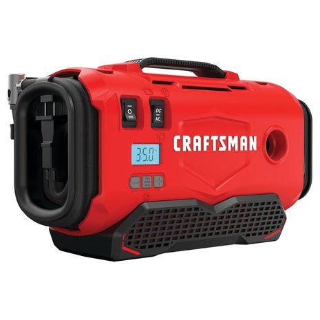 Craftsman V20 Tire Inflator Portable Air Compressor W/ 3 Modes