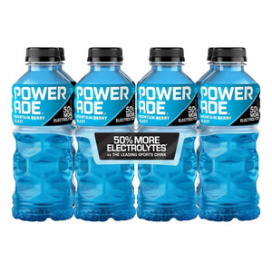 8 Bottles Powerade Mountain Berry Blast