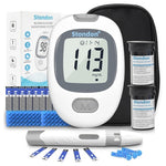 Blood Glucose Monitor Kit with 100 Strips & Lancets