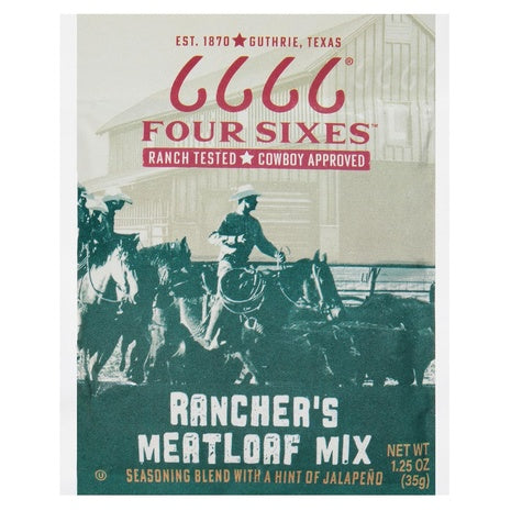 6666 Four Sixes Rancher's Meatloaf Seasoning Mix