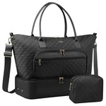 Travel Duffle Bag with Shoe Compartment & Toiletry Pouch