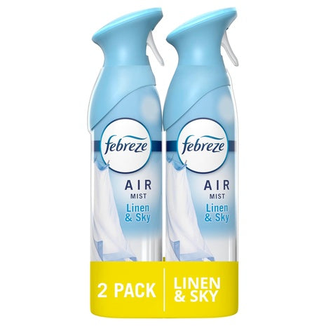 2-Pack Febreze Air Freshener Spray (Linen & Sky)