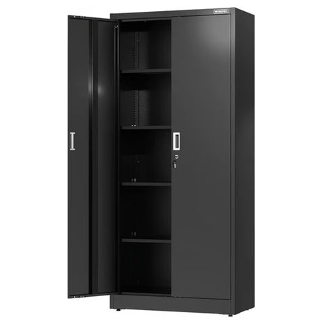 71" WORKPRO Metal Tall Storage Cabinet (3 Colors)