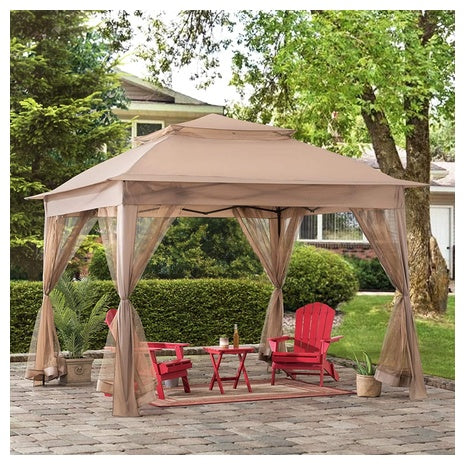 11x11 ft. Pop-Up Instant Gazebo With Net