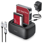 Orico 3.5" & 2.5" Dual Bay SATA SSD Hard Drive Docking Station