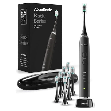 Aquasonic Black Series Ultra Whitening Toothbrush