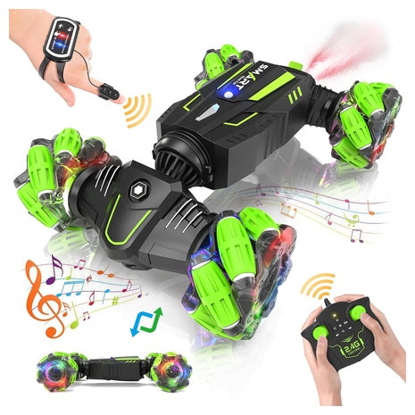 Gesture-Sensing Stunt RC Car with Spray Effects & Lights