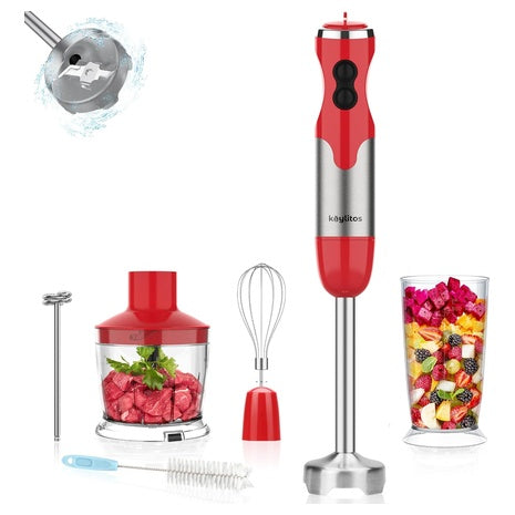 5-in-1 Hand Blender with Turbo Boost & Speed Control
