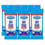 6-Pack Sprayway Glass Cleaner Wipes