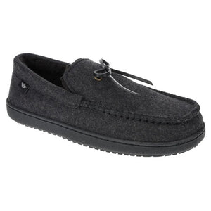 Men's Microsuede Boater Moccasin Slippers
