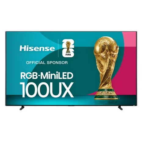 100" Hisense Class UX RGB-MiniLED 100UX 4K Ultra HDR Smart Mini-LED Google TV