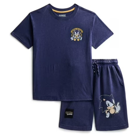 2-Piece Sonic The Hedgehog Boys Short Sleeve Graphic Tee & Shorts Set
