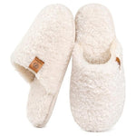 EverFoams Women's Fuzzy Slip-on Slippers