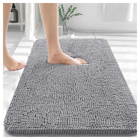 Extra Soft Absorbent Chenille Bath Rug
