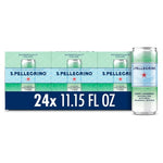 24 S.Pellegrino Sparkling Mineral Water Bottles (11.15oz)