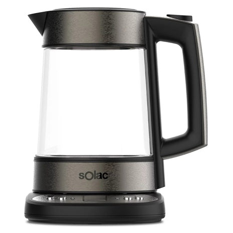1.7L Adjustable Temperature Cordless Glass Kettle